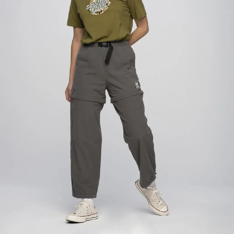 Santa Cruz Womens Pant Strip 2 in 1 Pant - Washed Black Comfortable Maternity Pants