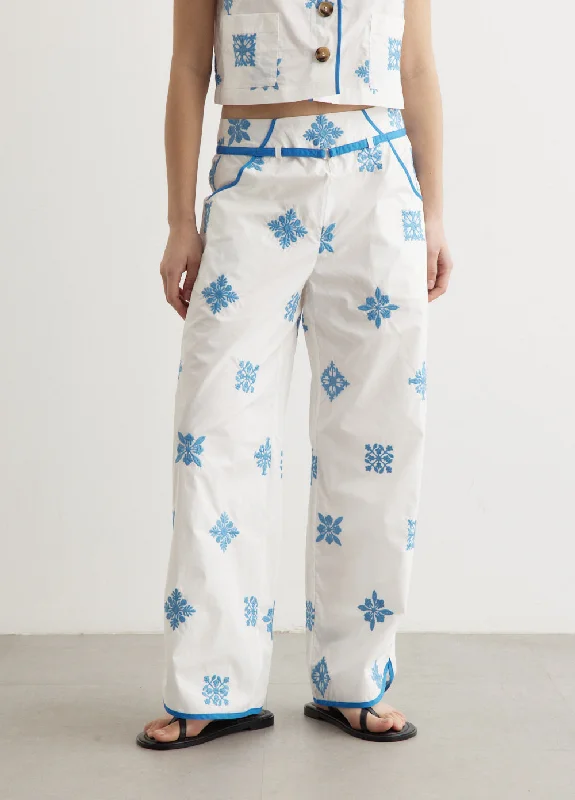Esteban Pants Casual Plaid Pants