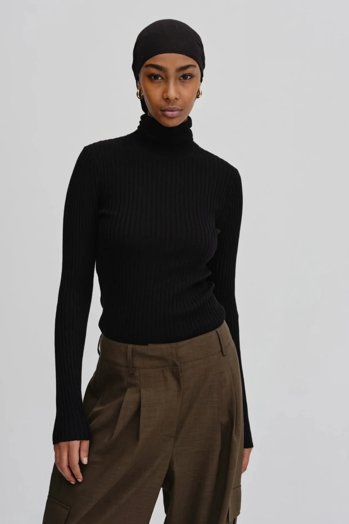 Herskind - Bob Blouse Merino Wool (black) Playful Puff Blouse