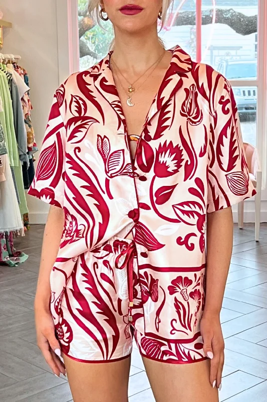 Silk Twill Blouse | Morfeo Feminine Tie Blouse