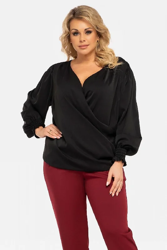 Plus size blouse Karko Bell Sleeve Blouse