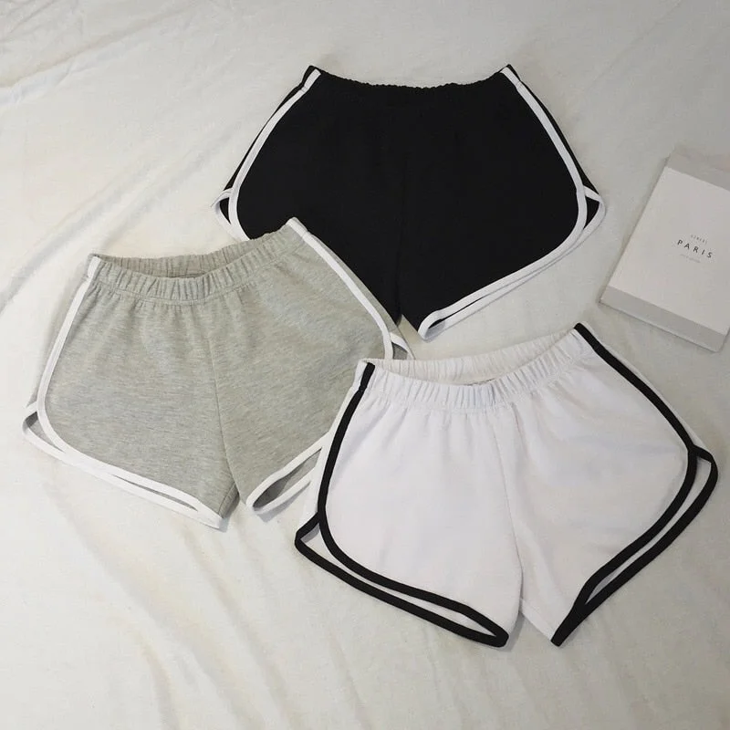 Summer Simple Shorts Women Home Yoga Beach Pants Leisure Female Sports Relaxed Lounge Trousers