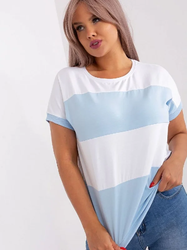 Plus size blouse Relevance Cotton Casual Blouse