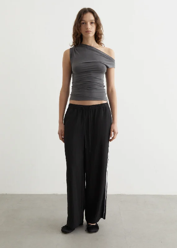 Riviera Embroidered Pants Slim Fit Casual Pants