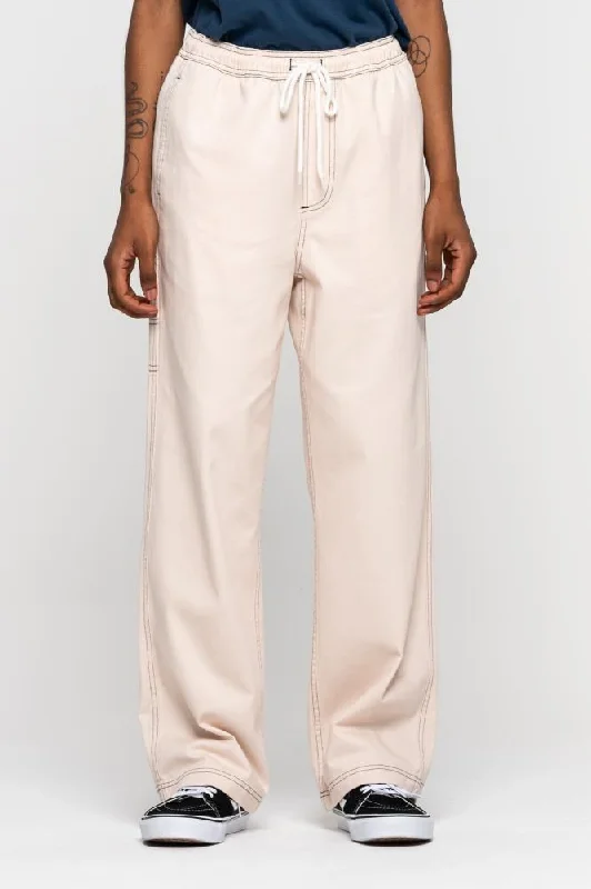 Santa Cruz Womens Pant Coombe Pant - Pearl / Black Cozy Knit Pants