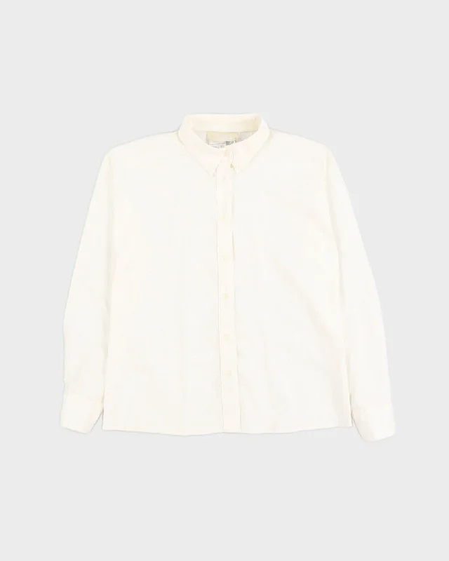 'S MaxMara White Blouse - S Soft Knit Blouse