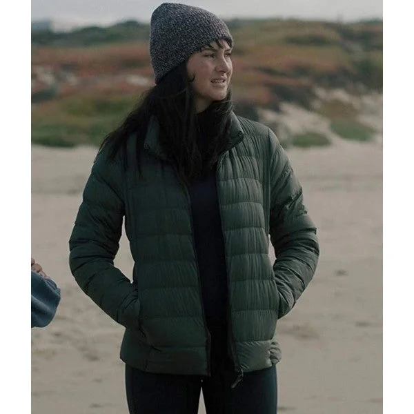 Big Little Lies Jane Chapman Green Jacket Layered Multi-layer Single Layer