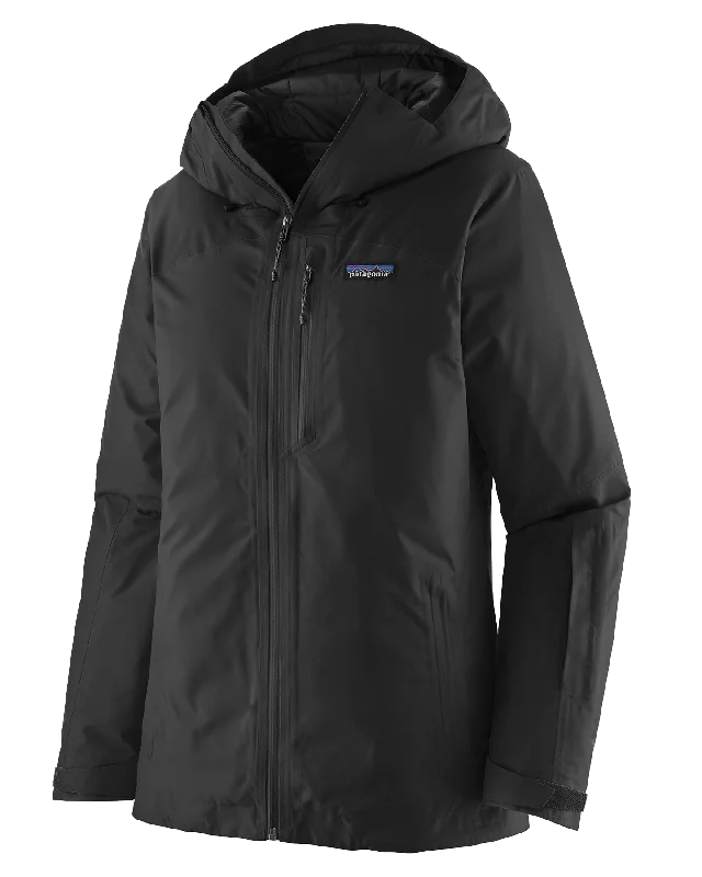 Patagonia Insulated Powder Town Women's Snow Jacket - Black - 2024 Anti-Pilling Machine Wash Handmade