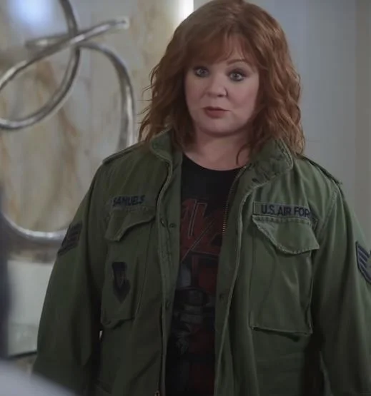 Thunder Force Melissa McCarthy Jacket Spandex Blend Rayon Blend Denim Blend