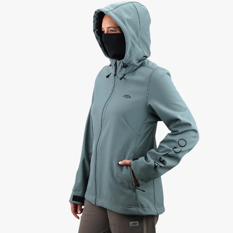 Women's Reaper Windproof Jacket Mesh Blend Leather Blend Suede Blend