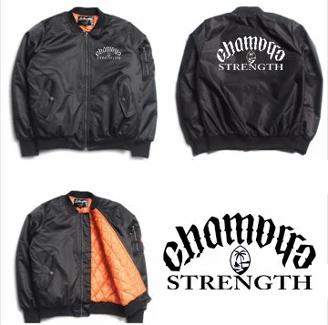 Chamorro Strength Bomber Mens Jacket sale Faux Fur Fabric Real Fur Fabric Shearling Fabric