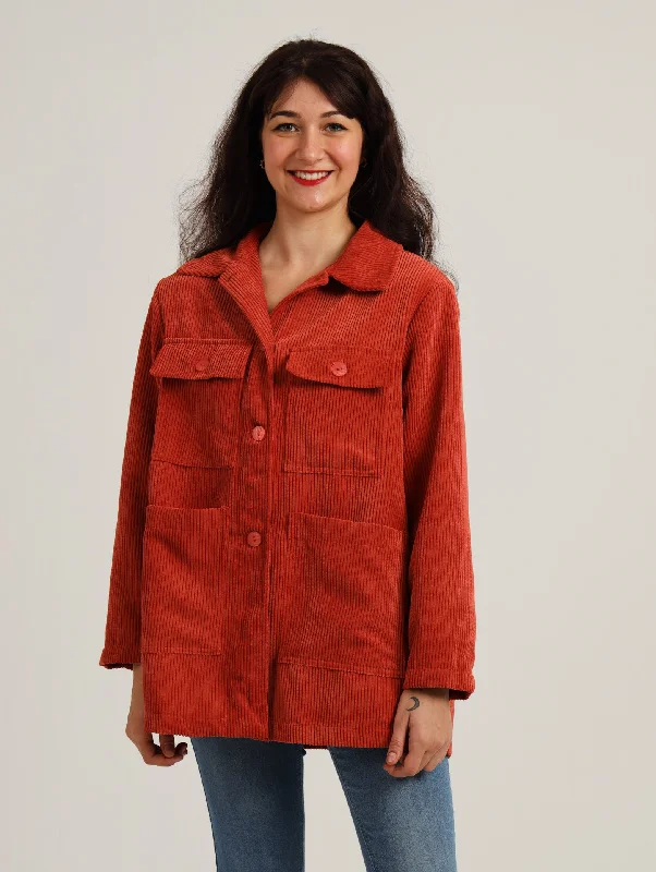 Jasmin Jacket- Rust Jacket Blazer Coat