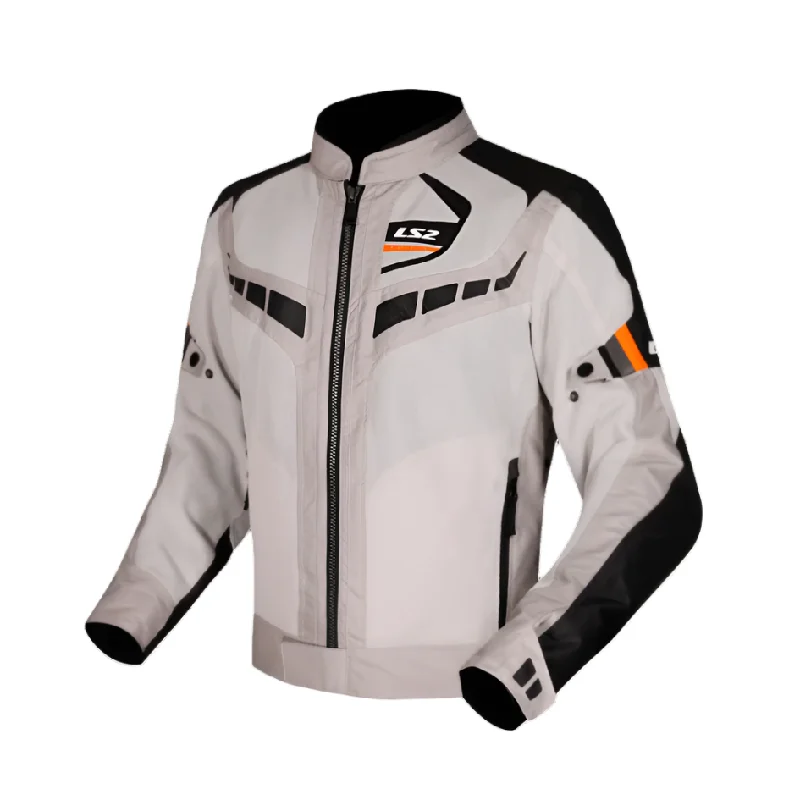 LS2 GARDA AIR MOTORCYCLE MAN JACKET Zip Front Button Front Snap Front