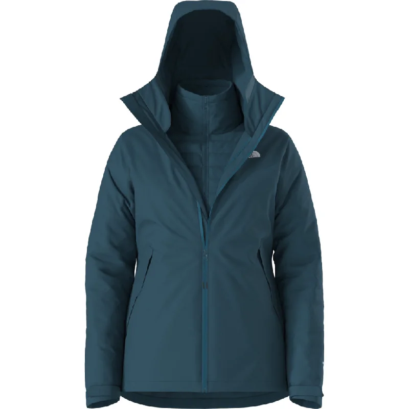 North Face Carto Triclimate Jacket (NF0A5IWJ) Womens 2025 Zippered Front Buttoned Front Snap Front