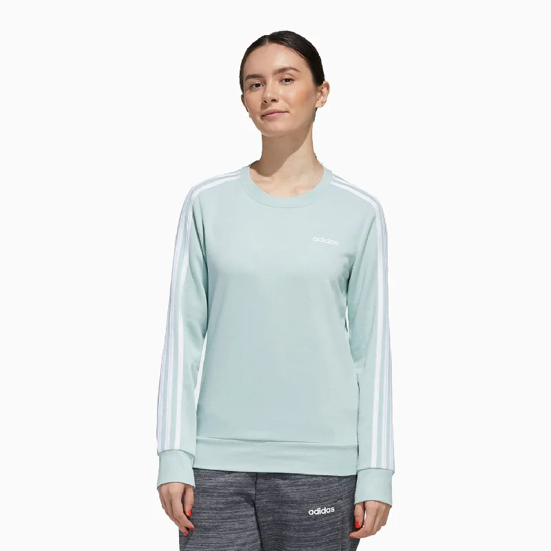 Women's Essentials 3-Stripes Sweat Shirt Collared Crew Neck Turtle Neck