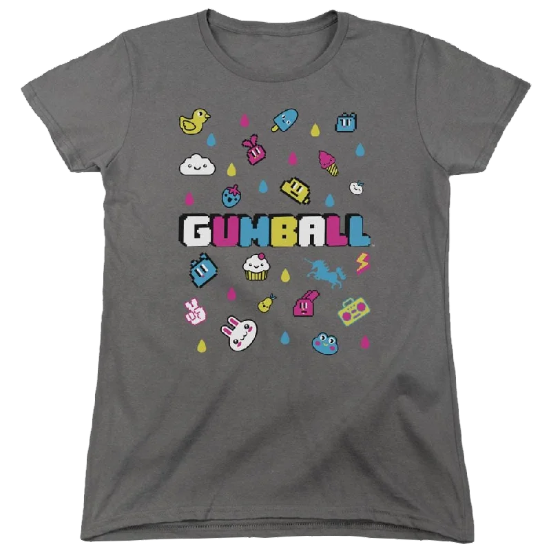 The Amazing World Of Gumball Fun Drops Women's T-Shirt Sequined Glittery Shiny