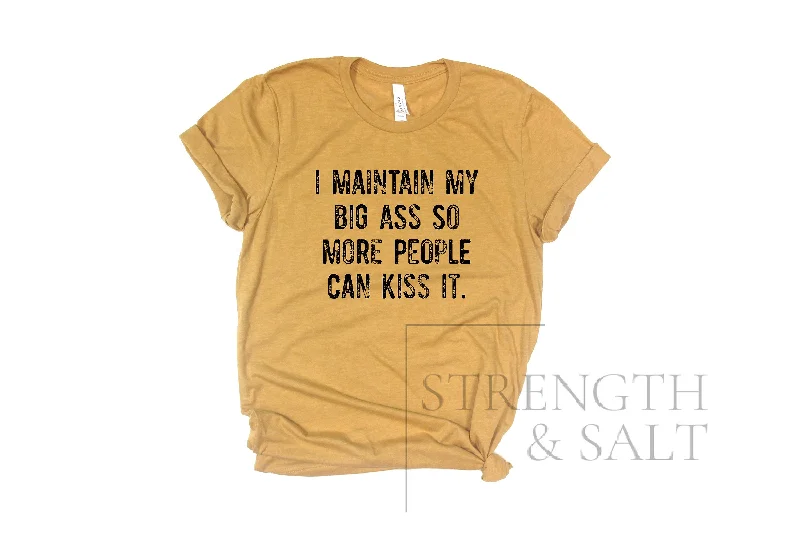Big A** Graphic Tee Casual Formal Business