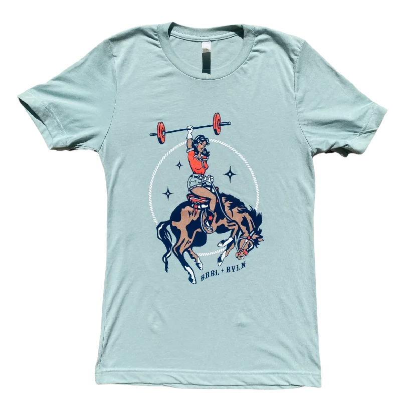 Barbell Rodeo Unisex Triblend Tee Terry Blend Velvet Blend Canvas Blend