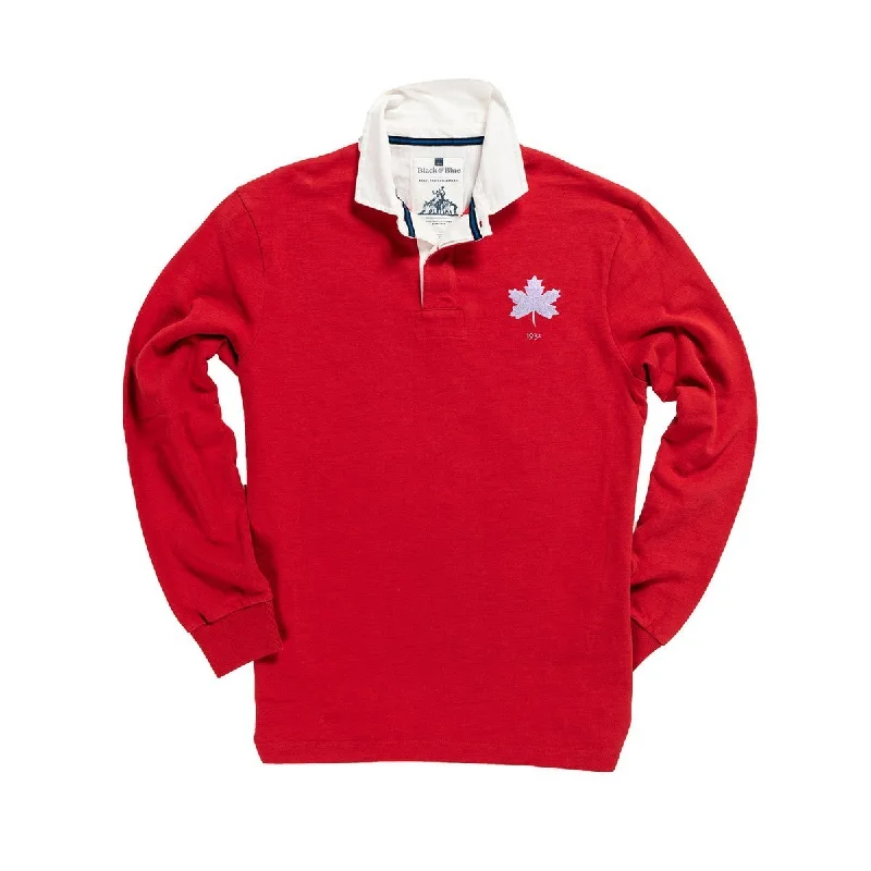 Canada 1932 Rugby Shirt Front Pockets Side Pockets Patch Pockets