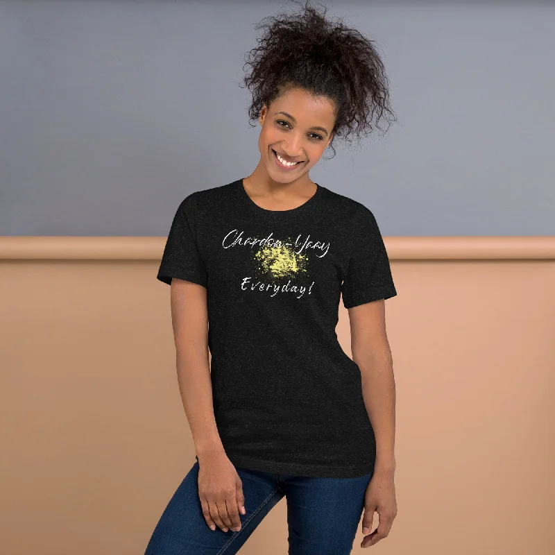 Chardon-Yaay Women's T-shirt Front Pockets Side Pockets Patch Pockets