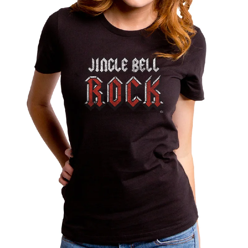 Jingle Bell Rock Women's T-Shirt Mesh Canvas Denim