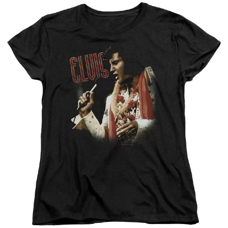 Elvis Presley Soulful - Women's T-Shirt Machine Wash Dry Clean Hand Wash