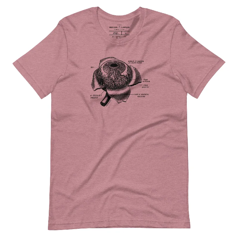 Eye Anatomy Graphic Tee Houndstooth Herringbone Solid