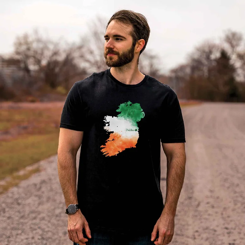 Irish Flag Choose Your City T-shirt Lace Blend Ribbed Blend Corduroy Blend