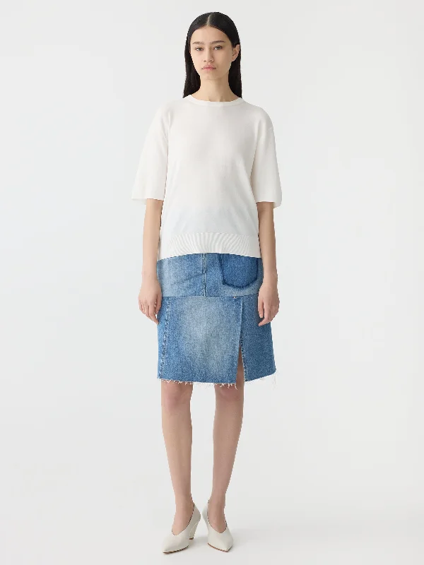 mercerised cotton knit t.shirt Terry Blend Velvet Blend Canvas Blend