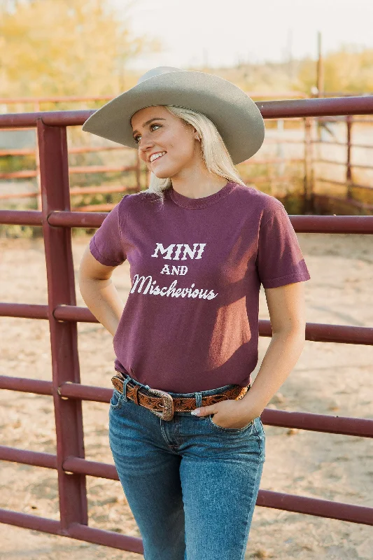 Mini and Mischievous Tee Chenille Blend Fleece Blend Nylon Blend