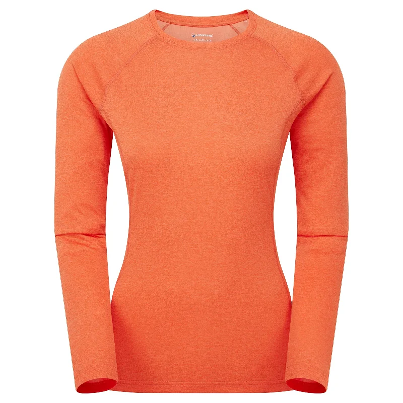 Montane Women's Dart Long Sleeve T-Shirt Nylon Fabric Polyester Fabric Spandex Fabric Montane Women's Dart Long Sleeve T-Shirt Nylon Fabric Polyester Fabric Spandex Fabric