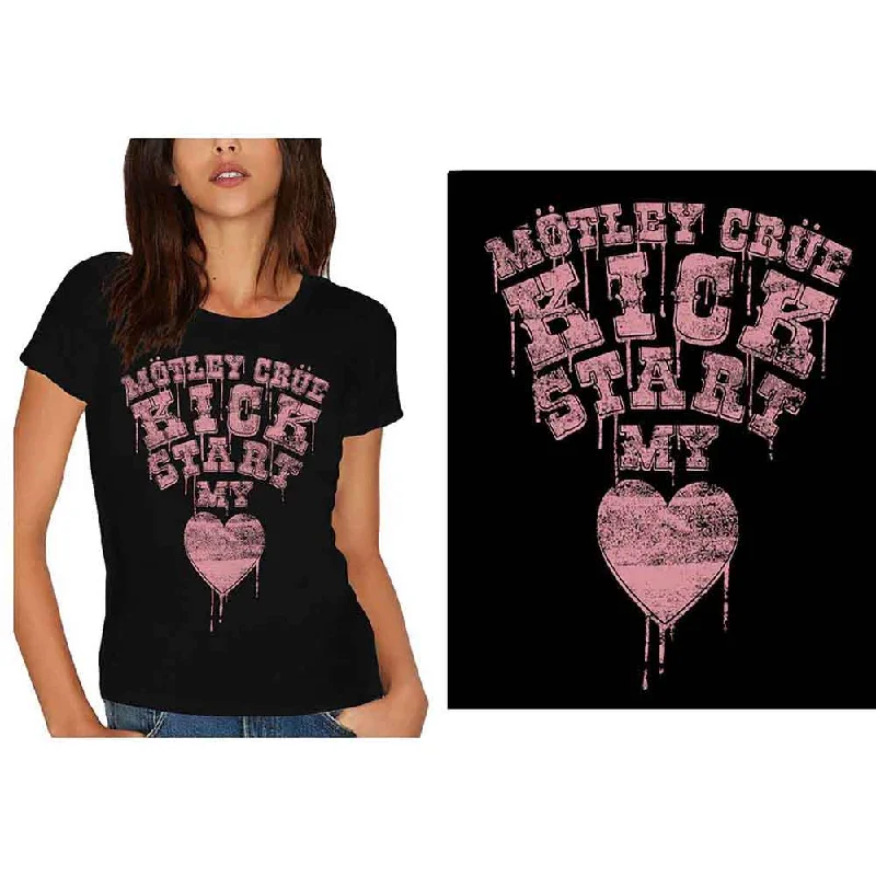 MOTLEY CRUE Attractive T-Shirt, Kick Start My Heart Machine Wash Dry Clean Hand Wash MOTLEY CRUE Attractive T-Shirt, Kick Start My Heart Machine Wash Dry Clean Hand Wash