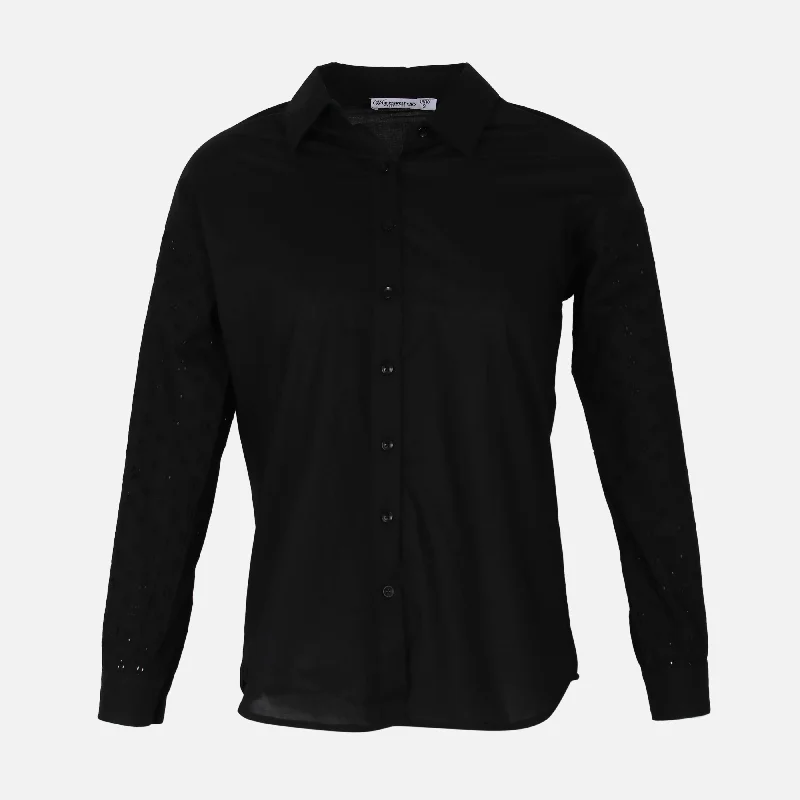 N LADIES CASUAL POPLIN SHIRT Fleece Fabric Down Fabric Feather Fabric