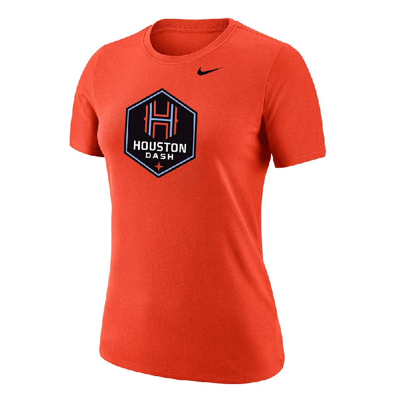 Houston Dash Ladies Nike Dri-Fit Cotton Tee Cozy Warm Stylish