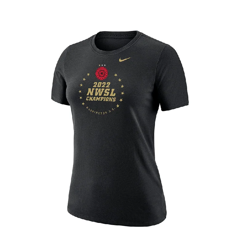 2022 NWSL Champion Ladies Tee - Portland Mesh Canvas Denim