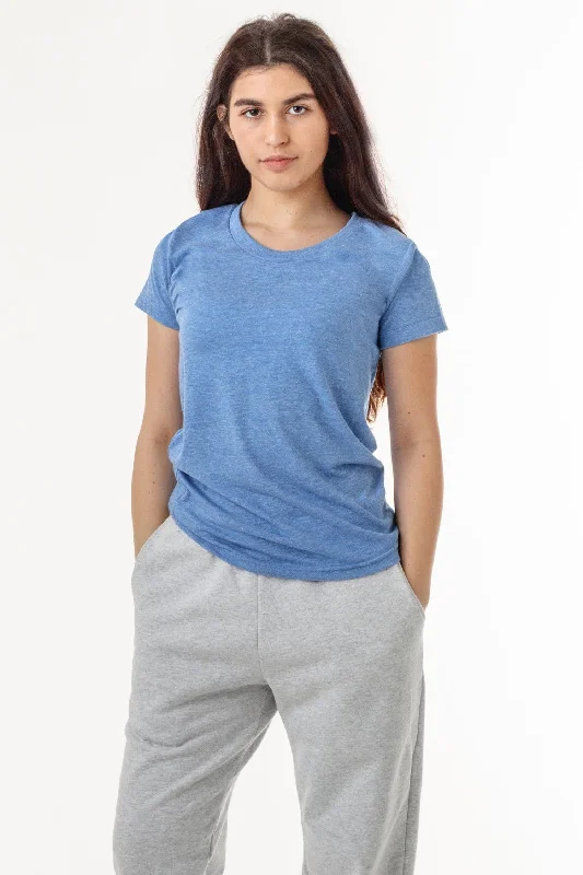 TR3001 - Short Sleeve Tri-Blend T-Shirt Fleece Nylon Spandex