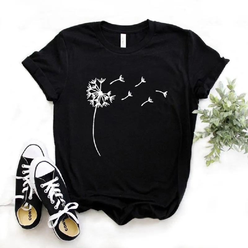 Wildflower Dandelion Print Women tshirt Cotton Casual Funny t shirt Gift For Lady Yong Girl Top Tee Lace Blend Ribbed Blend Corduroy Blend Wildflower Dandelion Print Women tshirt Cotton Casual Funny t shirt Gift For Lady Yong Girl Top Tee Lace Blend Ribbed Blend Corduroy Blend