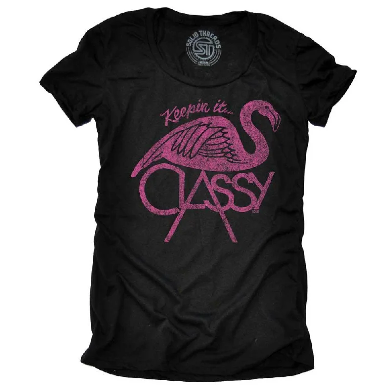 Women's Keepin' It...Classy T-shirt Graphic Embroidered Appliqued