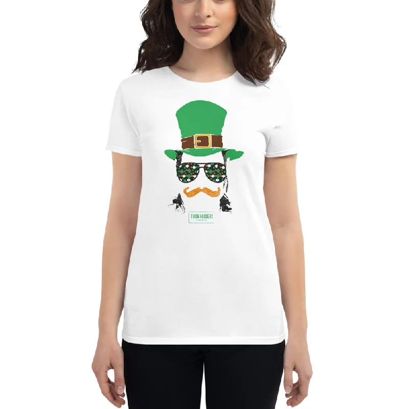 Women's Leprechaun Lance T-shirt Hooded Caped Shawl Collar