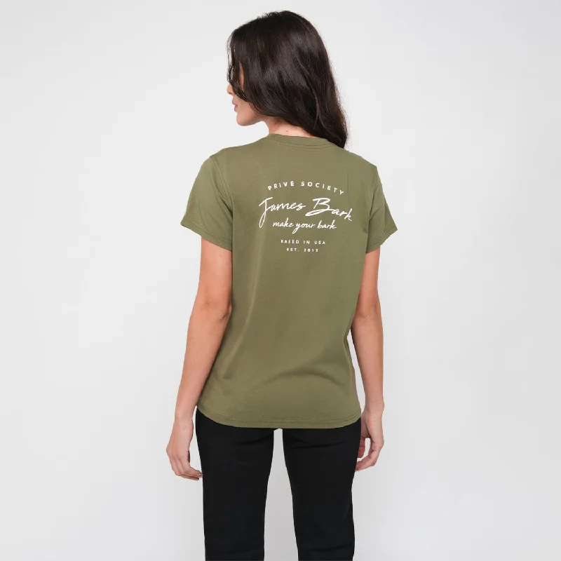 Women's Privé Society Graphic Tee Lace Blend Ribbed Blend Corduroy Blend