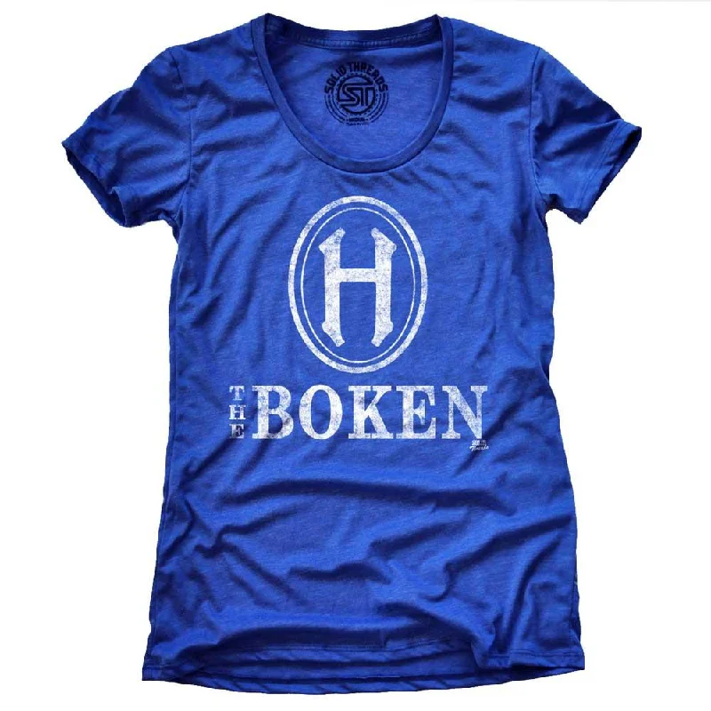 Women's The Boken T-shirt Anti-Pilling Machine Wash Handmade