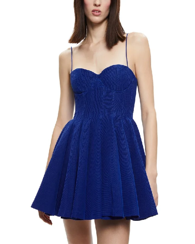 Alice + Olivia Adara Bustier Mini Dress Casual Button-Up Mini Dress