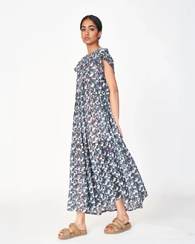 Mirth Vienna Maxi Dress in Seaglass & Aegean Chic Off-Shoulder Maxi Dress