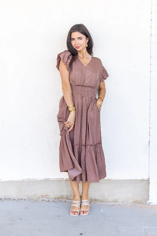 ELLIE MAXI DRESS Fashionable Layered Maxi Dress
