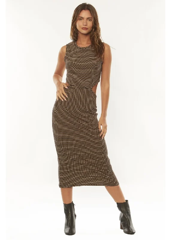 Amuse Society SUNSHINE EYES KNIT TANK DRESS-WBK
