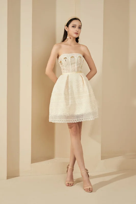 Aisha Strapless Dress