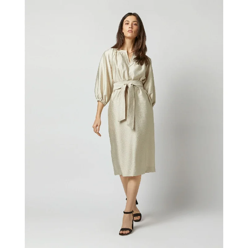 Ann Mashburn Trapunto Blouson Dress Plantino Cepe