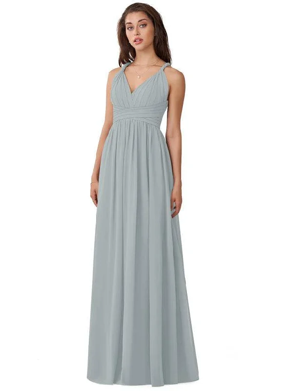 AZAZIE ASHIA PLEATED GRECIAN MAXI DRESS size 16 NWOT Stylish Pleated A-Line Maxi Dress