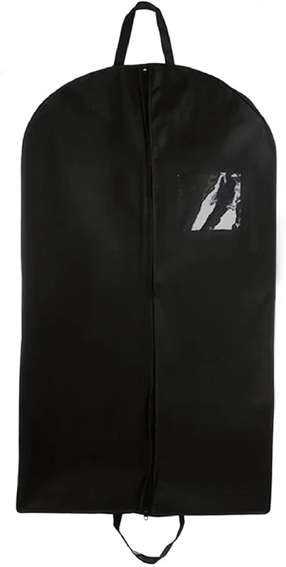 Black Suit and Dress Garment Bag Durable, Rip Resistant
