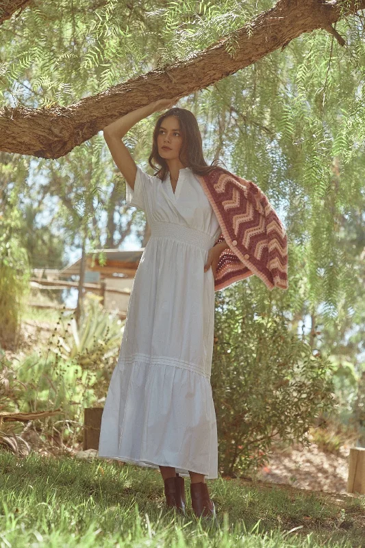 Belraj Poplin Maxi Dress Elegant Sleeveless Maxi Dress